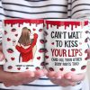 I Can't Wait To Kiss Your Lips - Couple Personalized Custom 3D Inflated Effect Printed Mug - Christmas Gift For Husband Wife, Anniversary, Long Distance Relationship I Can't Wait To Kiss Your Lips - Couple Personalized Custom 3D Inflated Effect Printed Mug - Christmas Gift For Husband Wife, Anniversary, Long Distance Relationship