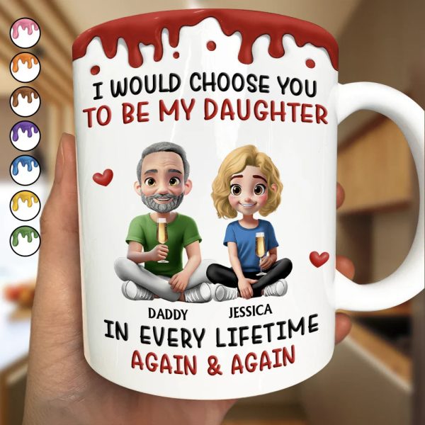 I Choose You In Every Lifetime - Personalized White Edge-to-Edge Mug I Choose You In Every Lifetime - Personalized White Edge-to-Edge Mug