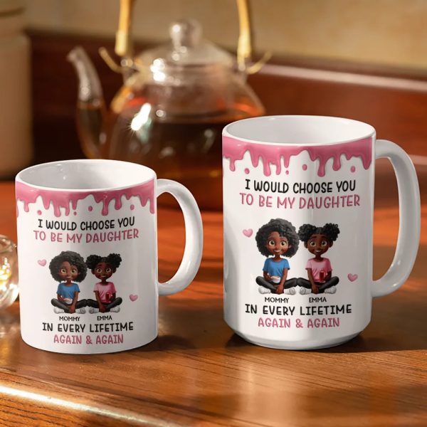 I Choose You In Every Lifetime - Personalized White Edge-to-Edge Mug I Choose You In Every Lifetime - Personalized White Edge-to-Edge Mug