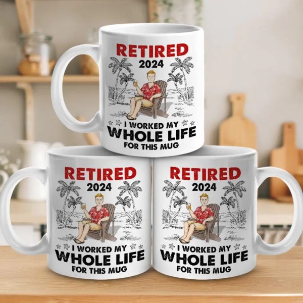 I Deserve This Mug - Personalized Custom Mug - Appreciation, Retirement Gift For Coworkers, Work Friends, Colleagues I Deserve This Mug - Personalized Custom Mug - Appreciation, Retirement Gift For Coworkers, Work Friends, Colleagues