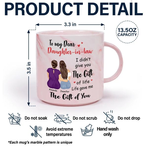 I Didn't Gift You The Gift - Personalized Marble Mug I Didn't Gift You The Gift - Personalized Marble Mug