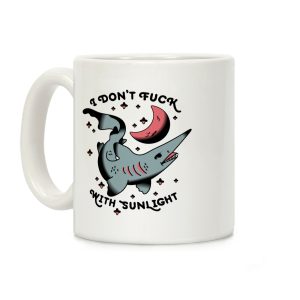 I Don't F*** With Sunlight (Goblin Shark) Coffee Mug