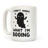 I Don't Know What I'm Booing Ghost Coffee Mug I Don't Know What I'm Booing Ghost Coffee Mug