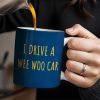 I Drive A Wee Woo Car, Police Car - Personalized Custom Coffee Mug - OFC010_MG I Drive A Wee Woo Car, Police Car - Personalized Custom Coffee Mug - OFC010_MG