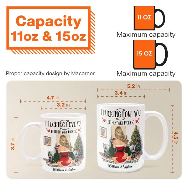 I F-Cking Love You (Either Way Works) Couples - Personalized Mug I F-Cking Love You (Either Way Works) Couples - Personalized Mug