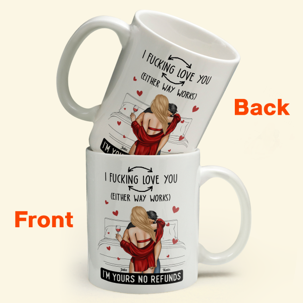 I F- Love You (Either Way Works) Love Couples - Personalized Mug I F- Love You (Either Way Works) Love Couples - Personalized Mug