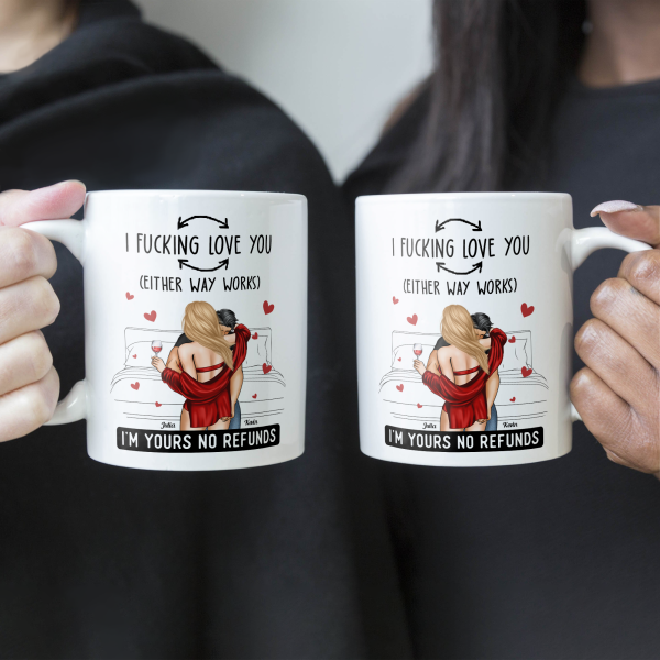 I F- Love You (Either Way Works) Love Couples - Personalized Mug I F- Love You (Either Way Works) Love Couples - Personalized Mug