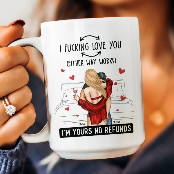 I F- Love You (Either Way Works) Love Couples - Personalized Mug I F- Love You (Either Way Works) Love Couples - Personalized Mug
