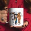 I Found The Key To Happiness Surround Yourself With Horses-Personalized Coffee Mug- Gift For Horse Lover