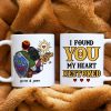 I Found You My Heart Restored, Gift For Couple, Personalized Mug, Couple Hugging Mug 02HUHN290623HH I Found You My Heart Restored, Gift For Couple, Personalized Mug, Couple Hugging Mug 02HUHN290623HH