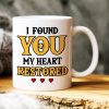 I Found You My Heart Restored, Gift For Couple, Personalized Mug, Couple Hugging Mug 02HUHN290623HH I Found You My Heart Restored, Gift For Couple, Personalized Mug, Couple Hugging Mug 02HUHN290623HH