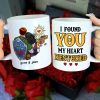 I Found You My Heart Restored, Gift For Couple, Personalized Mug, Couple Hugging Mug 02HUHN290623HH I Found You My Heart Restored, Gift For Couple, Personalized Mug, Couple Hugging Mug 02HUHN290623HH