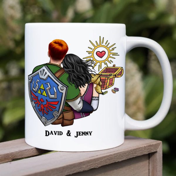 I Found You My Heart Restored, Gift For Couple, Personalized Mug, Couple Hugging Mug 02HUHN290623HH I Found You My Heart Restored, Gift For Couple, Personalized Mug, Couple Hugging Mug 02HUHN290623HH