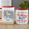 I Have Nothing Butt Love For You - Personalized Coffee Mug - Gift For Couple