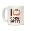 I Heart Corgi Butts Coffee Mug I Heart Corgi Butts Coffee Mug