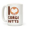 I Heart Corgi Butts Coffee Mug I Heart Corgi Butts Coffee Mug