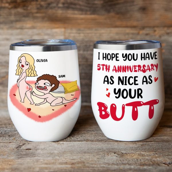 I Hope You Have Anniversary As Nice As Your Butt- Gift For Couples- Personalized Coffee Mug- Couple Anniversary Mug