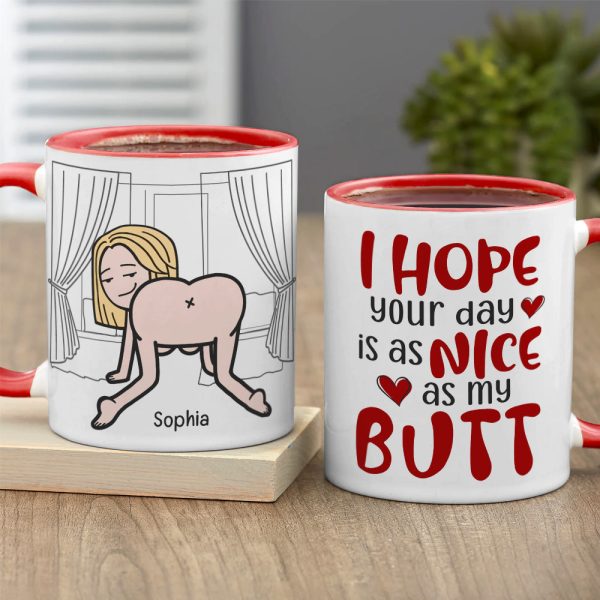 I Hope Your Day Is As Nice As My Butt-Personalized Coffee Mug-Gift For Couple- Funny Couple Mug I Hope Your Day Is As Nice As My Butt-Personalized Coffee Mug-Gift For Couple- Funny Couple Mug