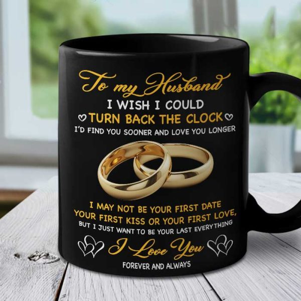 I Just Want To Be Your Last Everything - Upload Image, Gift For Couples - Personalized Black Mug I Just Want To Be Your Last Everything - Upload Image, Gift For Couples - Personalized Black Mug