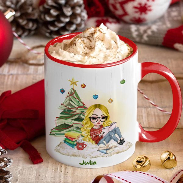 I Just Want To Drink Hot Cocoa And Read Books, Gift For Book Lover, Personalized Coffee Mug, Christmas Girl Reading Books Mug, Christmas Gift I Just Want To Drink Hot Cocoa And Read Books, Gift For Book Lover, Personalized Coffee Mug, Christmas Girl Reading Books Mug, Christmas Gift