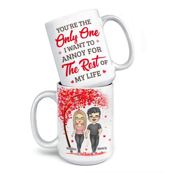 I Just Want To Hold Your Hand Forever - Couple Personalized Custom Mug - Gift For Husband Wife, Anniversary I Just Want To Hold Your Hand Forever - Couple Personalized Custom Mug - Gift For Husband Wife, Anniversary