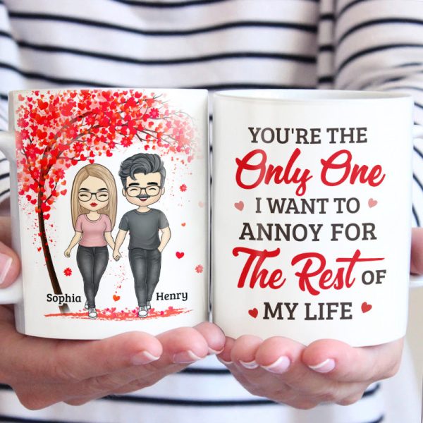 I Just Want To Hold Your Hand Forever - Couple Personalized Custom Mug - Gift For Husband Wife, Anniversary I Just Want To Hold Your Hand Forever - Couple Personalized Custom Mug - Gift For Husband Wife, Anniversary