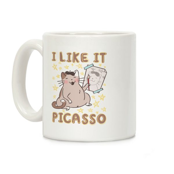 I Like It Picasso Cat Parody Coffee Mug I Like It Picasso Cat Parody Coffee Mug