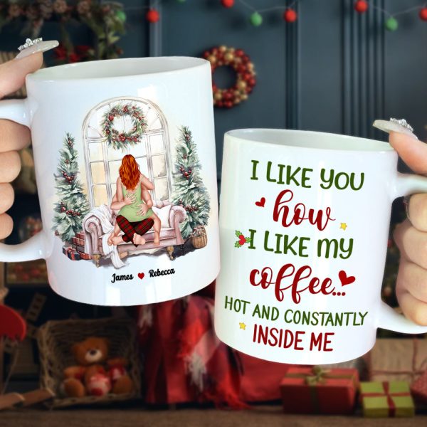 I Like You How I Like My Coffee, Couple Gift, Personalized Accent Mug, Funny Couple Mug, Christmas Gift I Like You How I Like My Coffee, Couple Gift, Personalized Accent Mug, Funny Couple Mug, Christmas Gift
