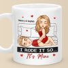 I Look At Every Day With You As A Gift - Couple Personalized Custom Mug - Gift For Husband Wife, Anniversary