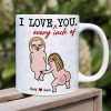 I Love Every Inch Of You, Gift For Couple, Personalized Tumbler, Funny Couple Tumbler, Anniversary Gift