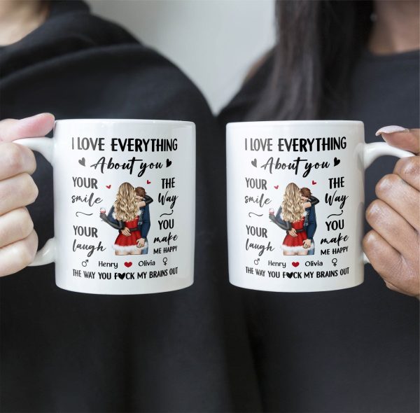 I Love Everything About You - Personalized Mug I Love Everything About You - Personalized Mug