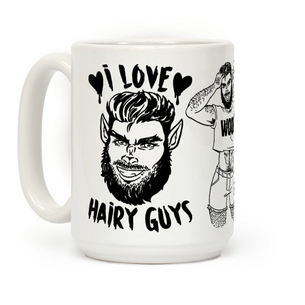 I Love Hairy Guys Coffee Mug