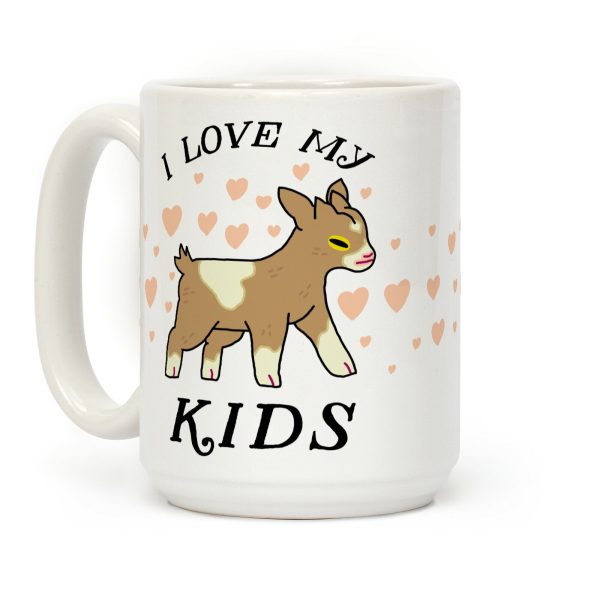I Love My Kids (Goat) Coffee Mug I Love My Kids (Goat) Coffee Mug