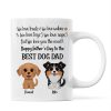 I Love Treats But I Love You Most Watercolor Cute Dogs Personalized Mug