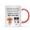 I Love Treats But I Love You Most Watercolor Cute Dogs Personalized Mug