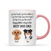 I Love Treats But I Love You Most Watercolor Cute Dogs Personalized Mug