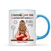 I Love You Either Way Inappropriate Couple Kissing - Personalized Mug - Funny Gift For Partner Gift For Her Gift For Him