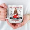 I Love You Everyday - Couple Personalized Custom Mug - Valentine Gift For Husband Wife, Anniversary