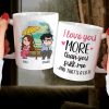 I Love You More Than You Sulk Me - Personalized Funny Couple Mug - Gift For Couple