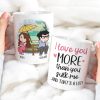 I Love You More Than You Sulk Me - Personalized Funny Couple Mug - Gift For Couple