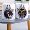 I Love You To A Galaxy, Couple Gift, Personalized White Mug, Couple Coffee Mug, Anniversary Gift 04QHQN011223HH-01