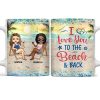 I Love You To The Beach And Back Best Friends - Bestie BFF Gift - Personalized Custom White Edge-to-Edge Mug I Love You To The Beach And Back Best Friends - Bestie BFF Gift - Personalized Custom White Edge-to-Edge Mug