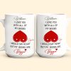 I Love You With All Of My Boobs I Would Say Heart But My Boobs Are Bigger - Personalized Mug I Love You With All Of My Boobs I Would Say Heart But My Boobs Are Bigger - Personalized Mug