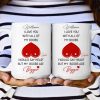 I Love You With All Of My Boobs I Would Say Heart But My Boobs Are Bigger - Personalized Mug I Love You With All Of My Boobs I Would Say Heart But My Boobs Are Bigger - Personalized Mug