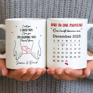 I Met You, I Liked You, Love And Holding Hands - Personalized Custom Coffee Mug - CPL1074_MG