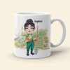 I Might Be Vegan But I Still Love A Sausage - Personalized Vegan Gardening Mug - Gift For Vegan