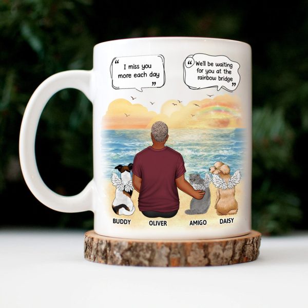 I Miss You - Memorial Gift For Dog Lovers, Dog Mom, Dog Dad - Personalized Mug I Miss You - Memorial Gift For Dog Lovers, Dog Mom, Dog Dad - Personalized Mug