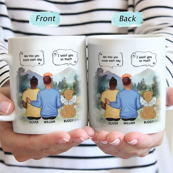 I Miss You - Memorial Gift For Dog Lovers, Dog Mom, Dog Dad - Personalized Mug I Miss You - Memorial Gift For Dog Lovers, Dog Mom, Dog Dad - Personalized Mug