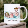 I Only Tolerate You Because Of Your Huge Butt Personalized Mug, Funny Gift For Couple