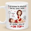 I Promise To Always Be By Your Side - Couple Personalized Custom Mug - Gift For Husband Wife, Anniversary I Promise To Always Be By Your Side - Couple Personalized Custom Mug - Gift For Husband Wife, Anniversary